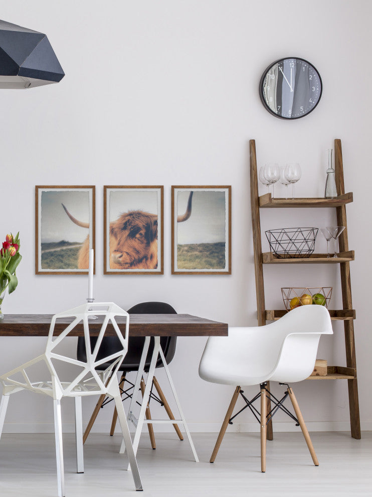 Cow's Eye View Triptych, 3-Piece Set, 16x24 Panels