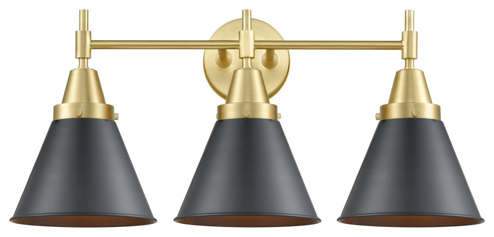 INNOVATIONS LIGHTING 447-3W-SB-M13-BK Caden Bath Vanity Light
