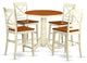 5 Pc Pub Table Set -Pub Table And 4 Counter Height Chairs