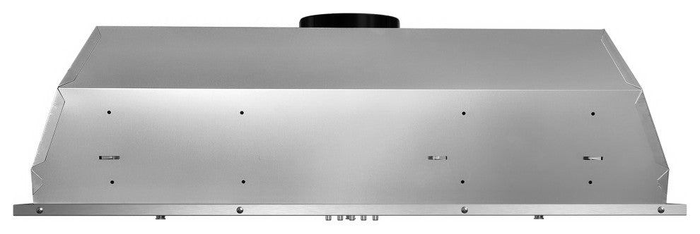 Cosmo 36" Insert Range Hood With Push Button Controls, Stainless Steel