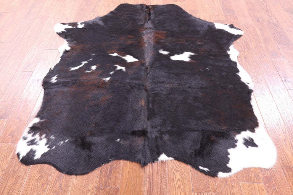 6' 6" X 5' 1" Natural Cowhide Rug C1831