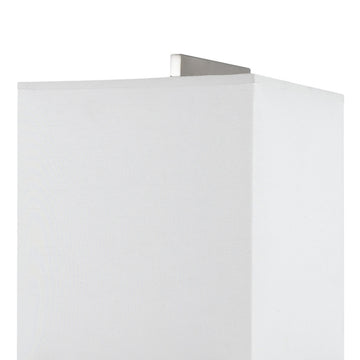 Benzara BM224635 Metal Wall Lamp, Rectangular Shade & Gooseneck Reading Light