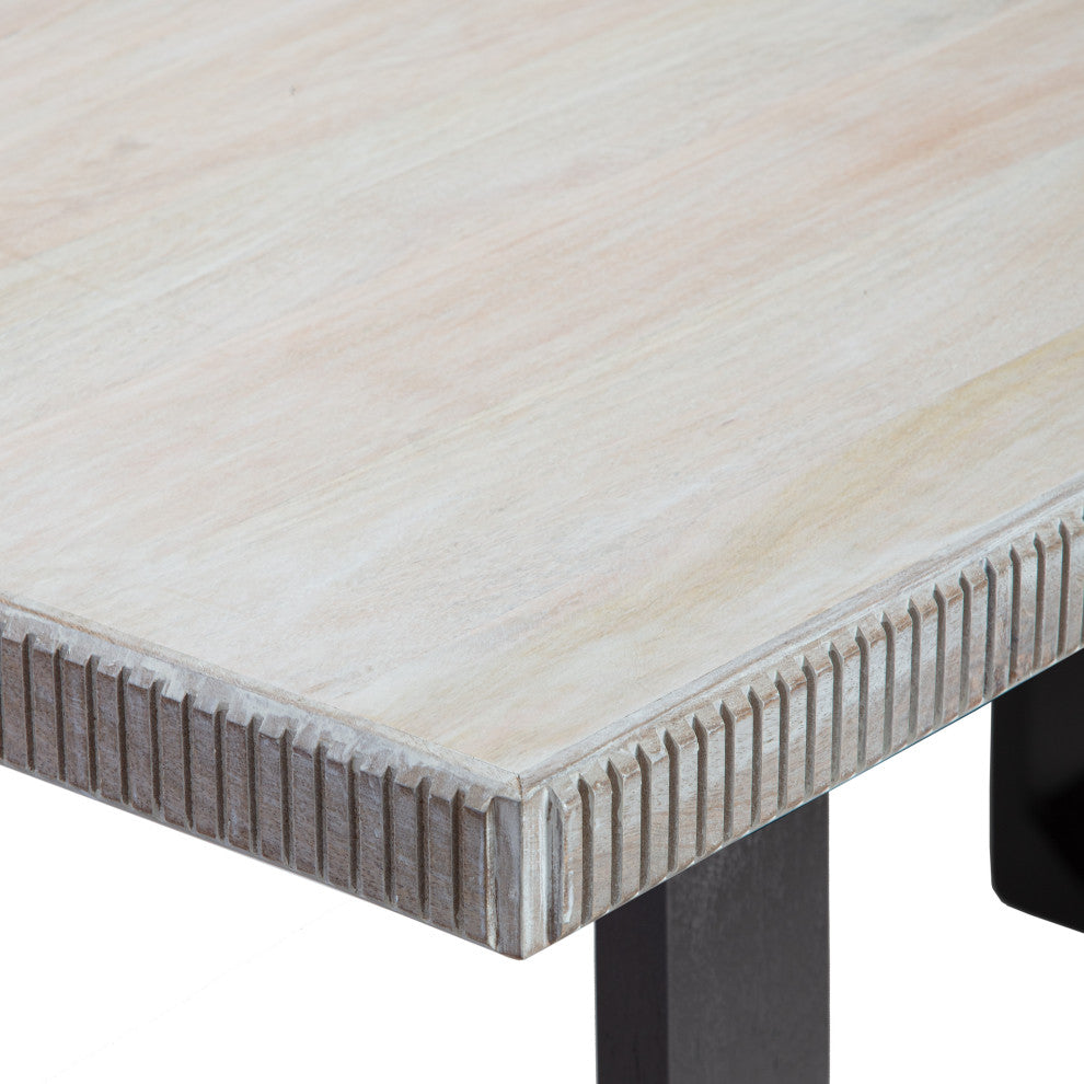 Ancona Desk Solid, Whitewash