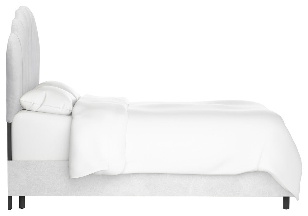 Full Bed, Velvet White