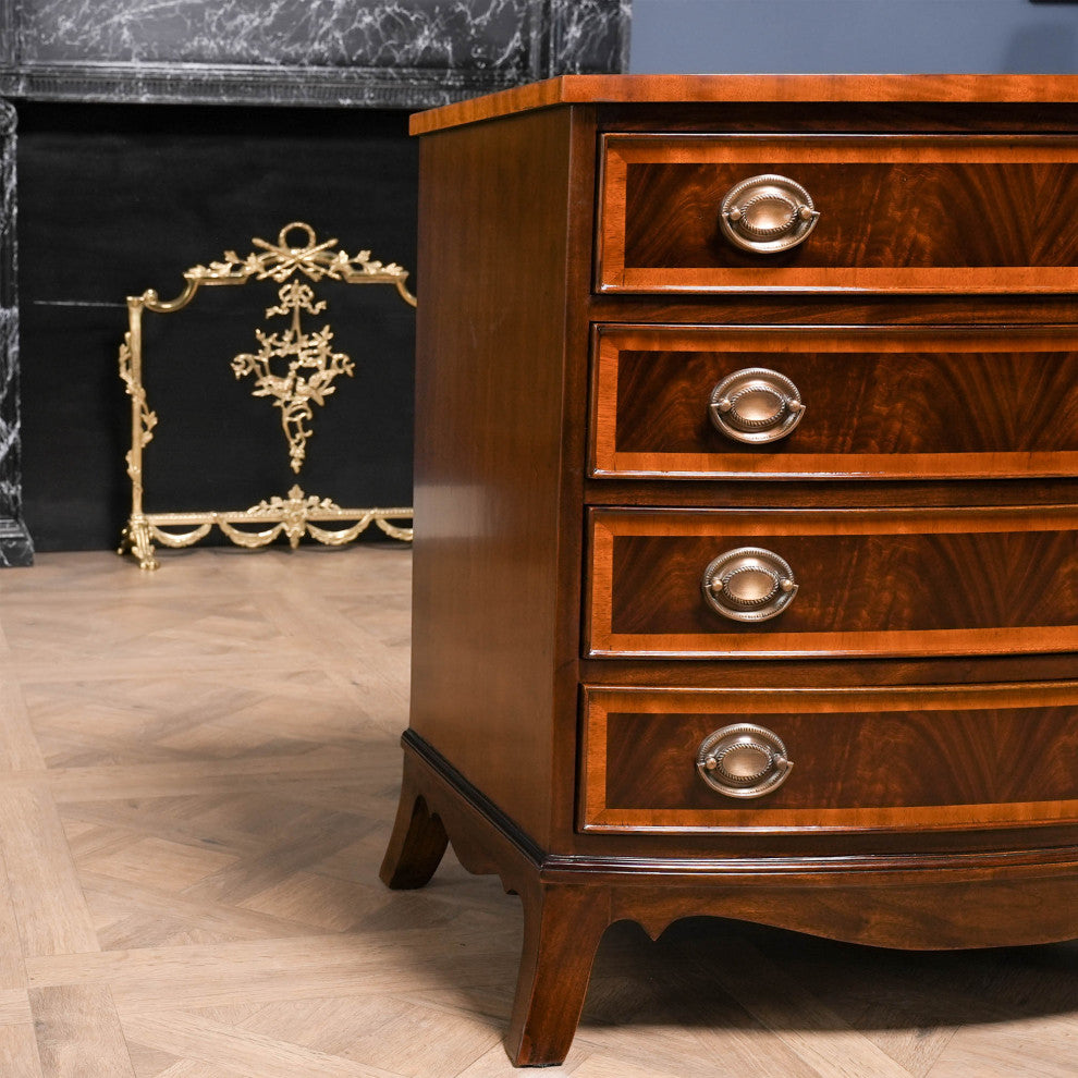 Banded Mahogany Chest of Drawers