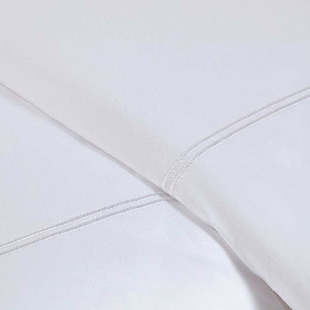 Madison Park Signature 100% Cotton Sateen Embroidered Comforter Set