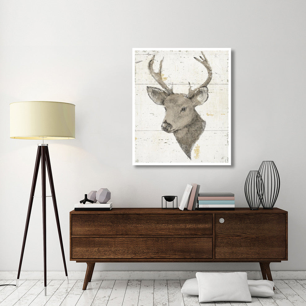 "Wild and Beautiful II with Brown" Print by Daphne Brissonnet, 39"x46"