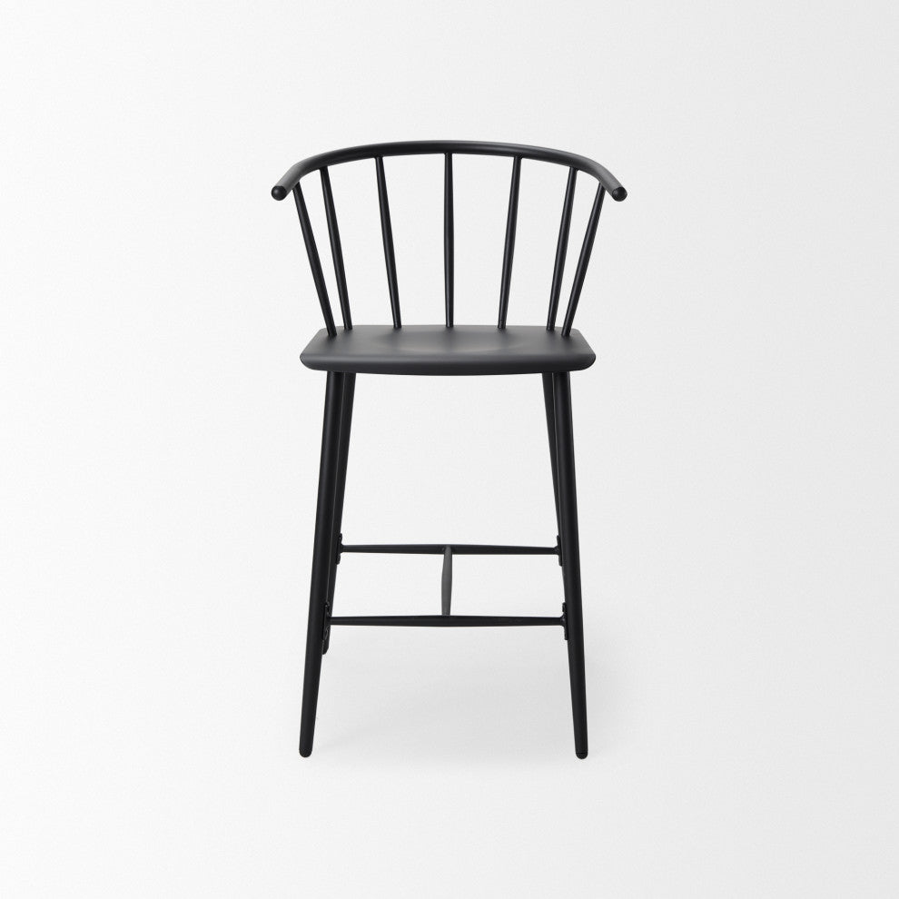 Colin Black Metal Counter Stool