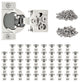 Nuk3y Overlay Soft Close Cabinet Hinge 105 Degree, 1/2" Overlay  50 pack