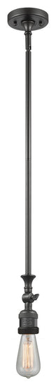 Bare Bulb 1 Light Mini Pendant, Oil Rubbed Bronze