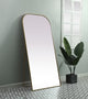 Metal Frame Arch Full Length Mirror 35X72 Inch, Brass