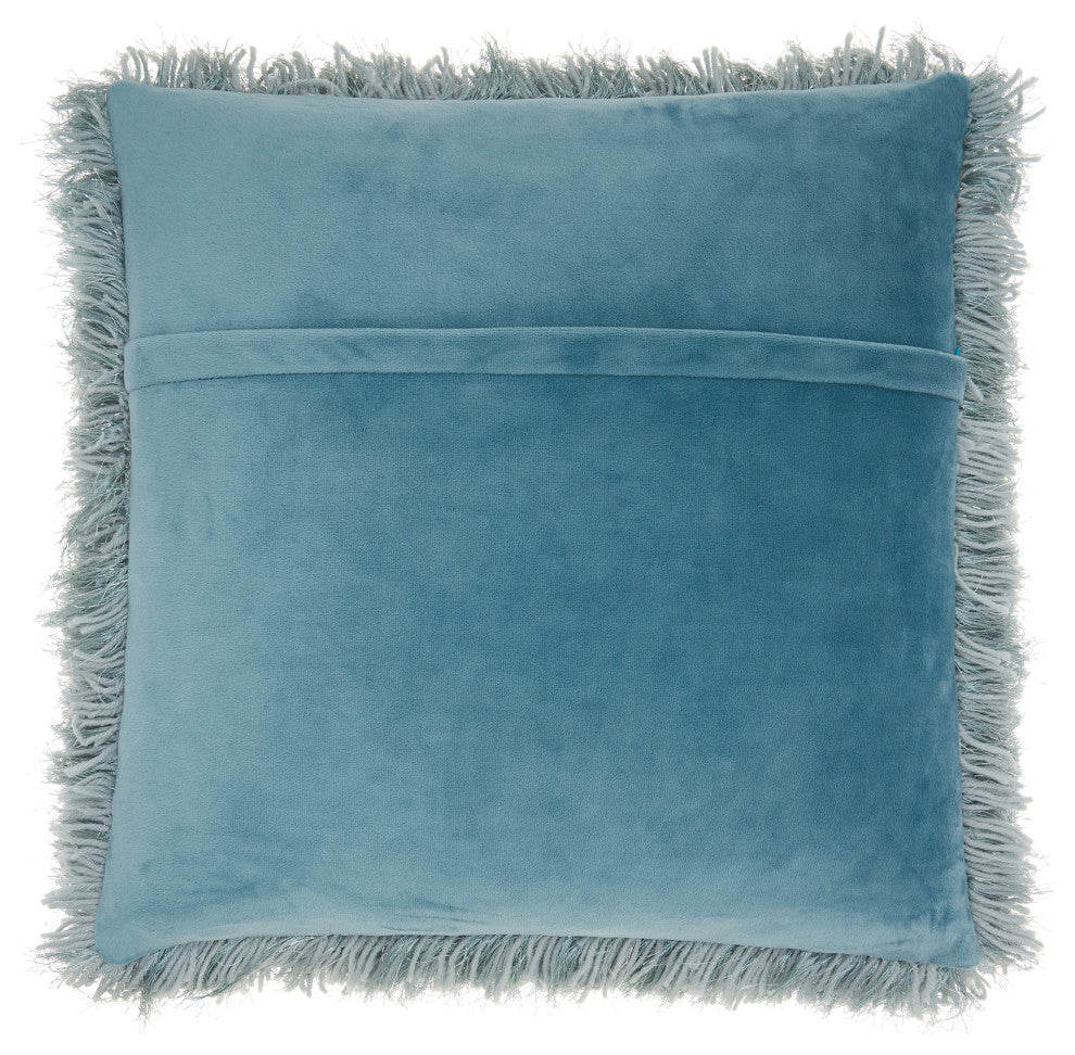 Mina Victory TL004 Throw Pillow, Celadon, 20" x 20"