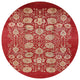 Ahgly Company Indoor Round Mid-Century Modern Area Rugs, 4' Round