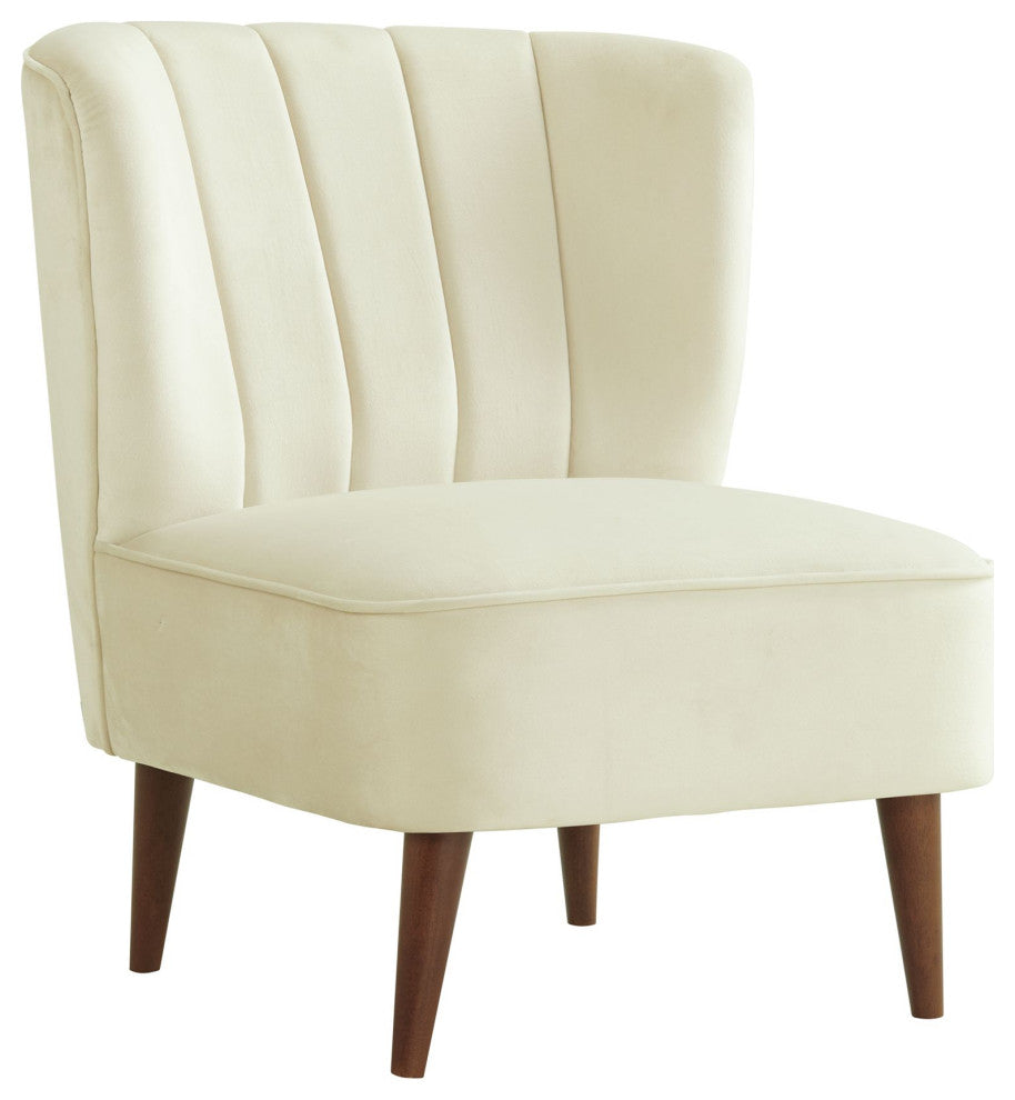 Picket House Corbin Tufted Accent Chair, Cream