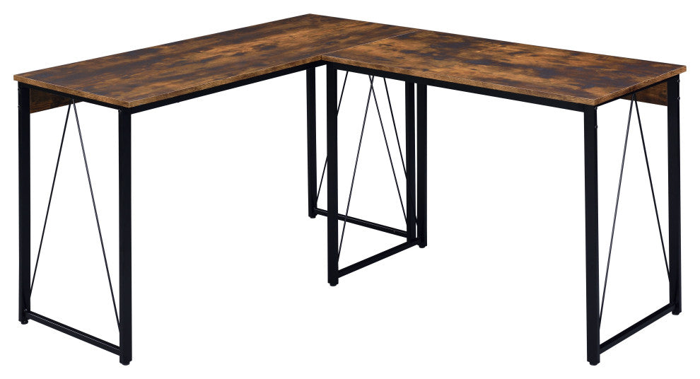 ACME Zaidin Writing Desk, Weathered Oak