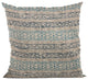 Plutus Blue Mayan Stripe Luxury Throw Pillow, 18"x18"
