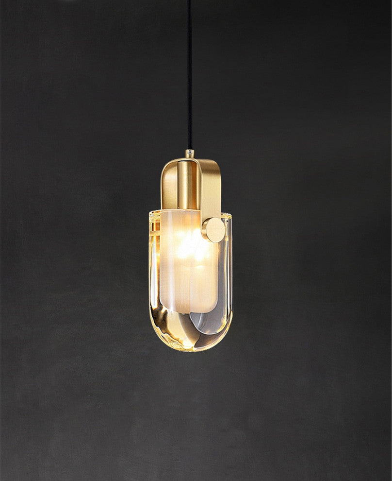 MIRODEMIÂ® Toirano | Postmodern Crystal LED Chandelier For Bedroom, Warm Light