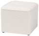 Orla Ivory Boucle Ottoman