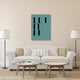 "Let It Be Poster  Blue" Fine Art Print