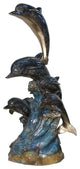 5 Dolphins Fountain Special Patina