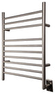 Heatgene Wall Mounted 10 Bar Hardwired Towel Warmer, Brush Polish