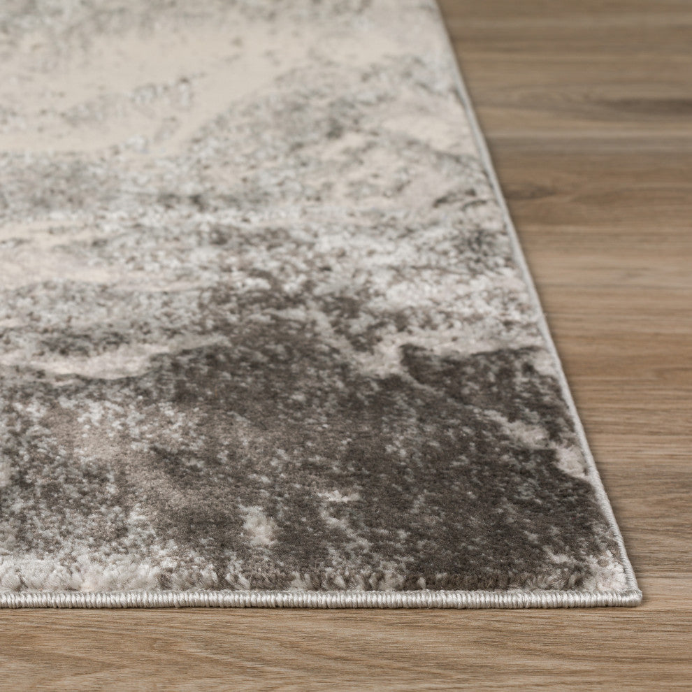 Dalyn Karma KM17 Grey 2'3" x 7'5" Runner Rug