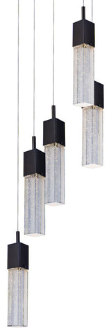 ET2 E22765 Fizz III 13" 5 Light LED Multi Pendant - Bronze