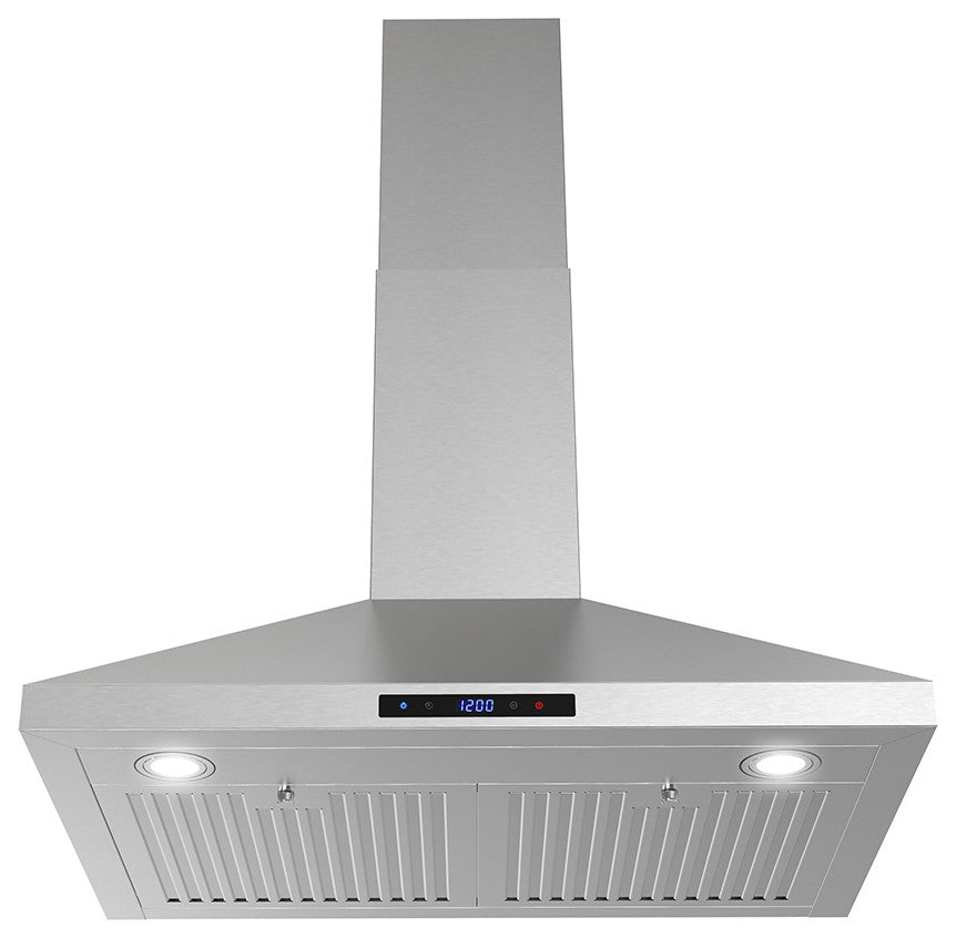 Streamline 30" Francesco Ducted Wall Mount Range Hood, Stainless Steel