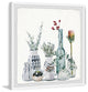 "Homey Blooms" Framed Painting Print, 12"x12"
