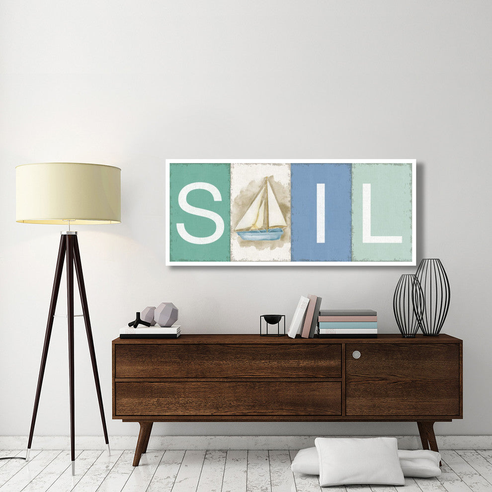 "New Horizons Sail" Digital Paper Print by Elyse DeNeige, 62"x26"