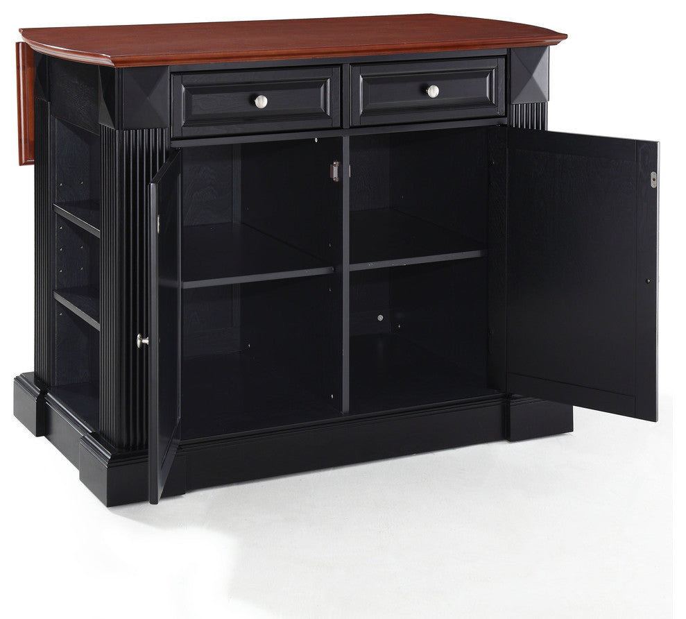 Drop Leaf Breakfast Bar Top Kitchen Island