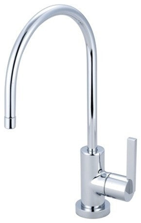 Kingston Brass KS819XCTL-P Continental Single-Handle Water Filtration Faucet, Po