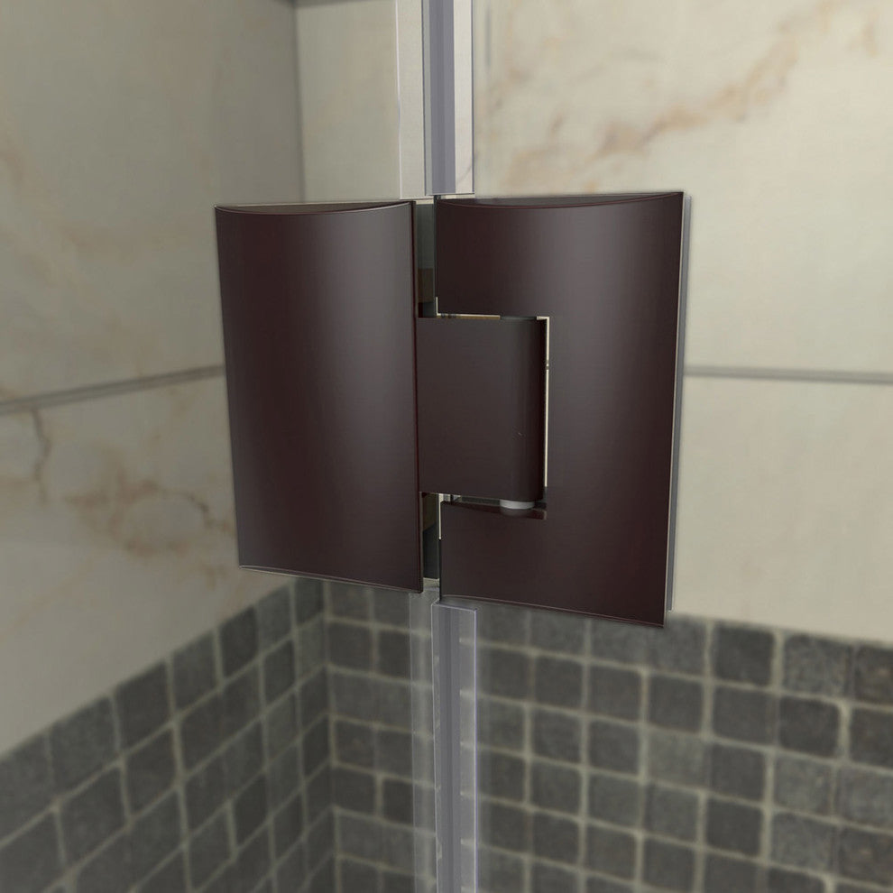 DreamLine E3270630L-06 Unidoor-X 57 in. W x 30.375 in. D x 72 in. H Hinged