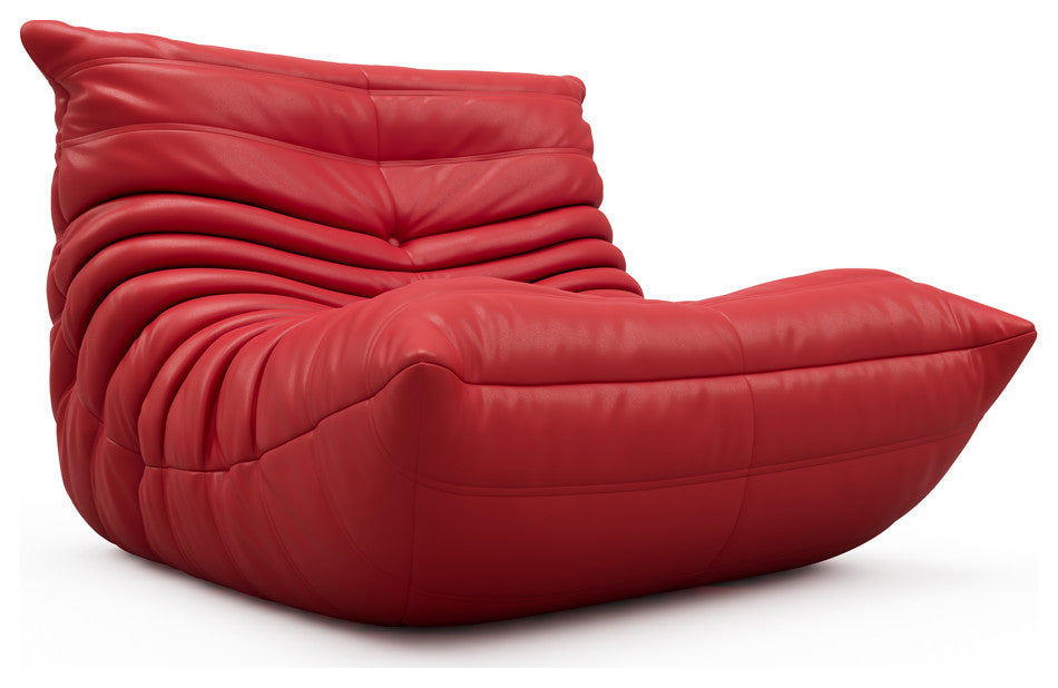 Microfiber Leather Standard Bean Bag Chair and Lounger