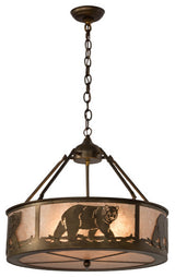 22W Black Bear Inverted Pendant