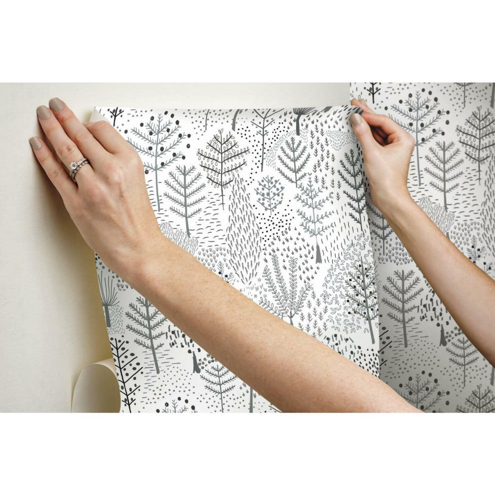 Folklore Trees Peel & Stick Wallpaper