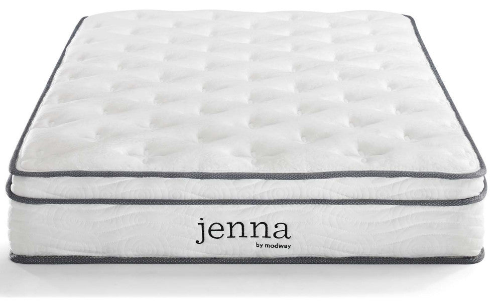Contemporary Modern Urban Designer Bedroom Twin Size Mattress, Fabric