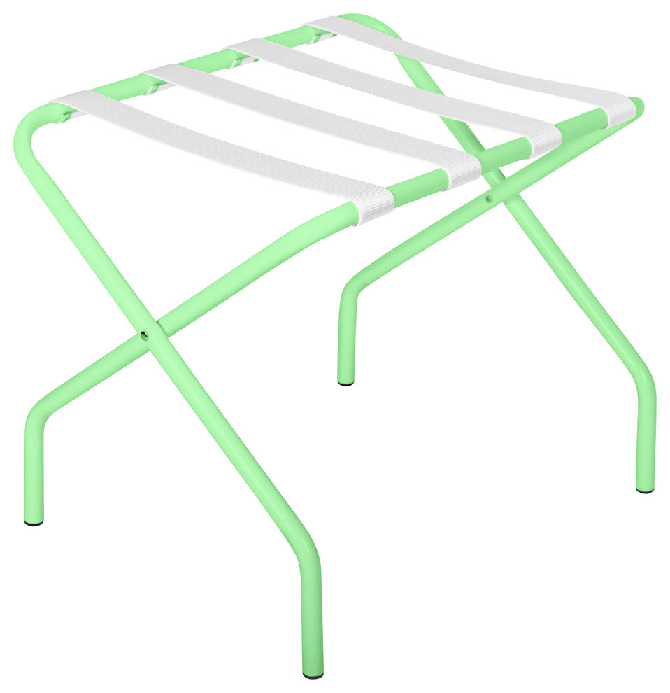 Pamaleta Luggage Stand, White on Mint