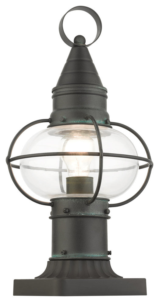 Charcoal Nautical, Farmhouse, Bohemian, Colonial, Outdoor Post Top Lantern