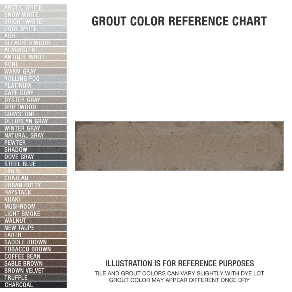 Brickyard Porcelain Floor and Wall Tile Sample