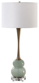 Uttermost Sanctuary Green Gray Table Lamp