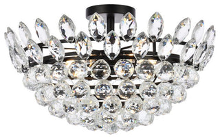 Eleana 20" Flush Mount, Black