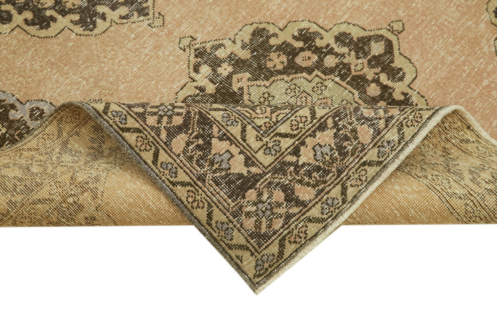 Rug N Carpet - Handmade Anatolian 4' 6" x 12' 5" Antique Runner Rug