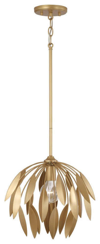 Capital Lighting 351811 Margeaux 14"W Botanical Pendant - Matte White
