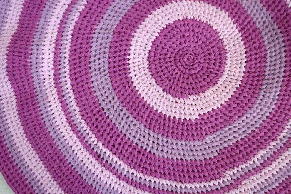 Handmade Contemporary ORA French Braided Rug 2.4', 73cm, 2021