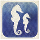 "Watermark Seahorse" Digital Paper Print by Studio Mousseau, 38"x38"