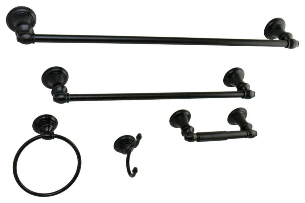 Kingston Brass 5-Piece Bathroom Accessory Set, Oil Rubbed Bronze