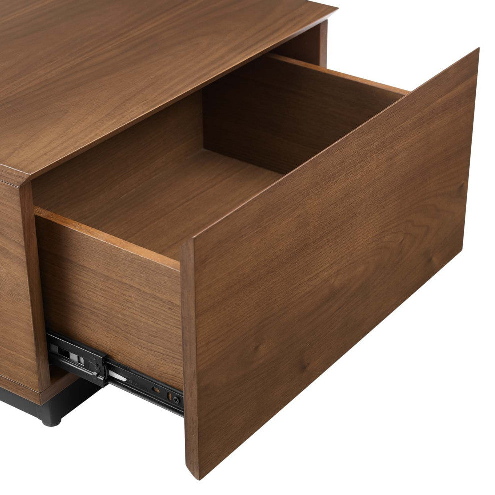 Caima 4-Piece Bedroom Set Walnut