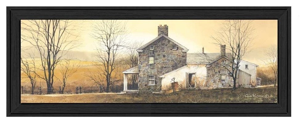 "A New Day" By John Rossini, Printed Wall Art, Ready To Hang, Black Frame