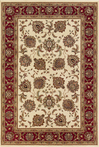 Oriental Weavers Ariana Collection Ivory/Red Oriental Indoor Area Rug 10'X12'7"